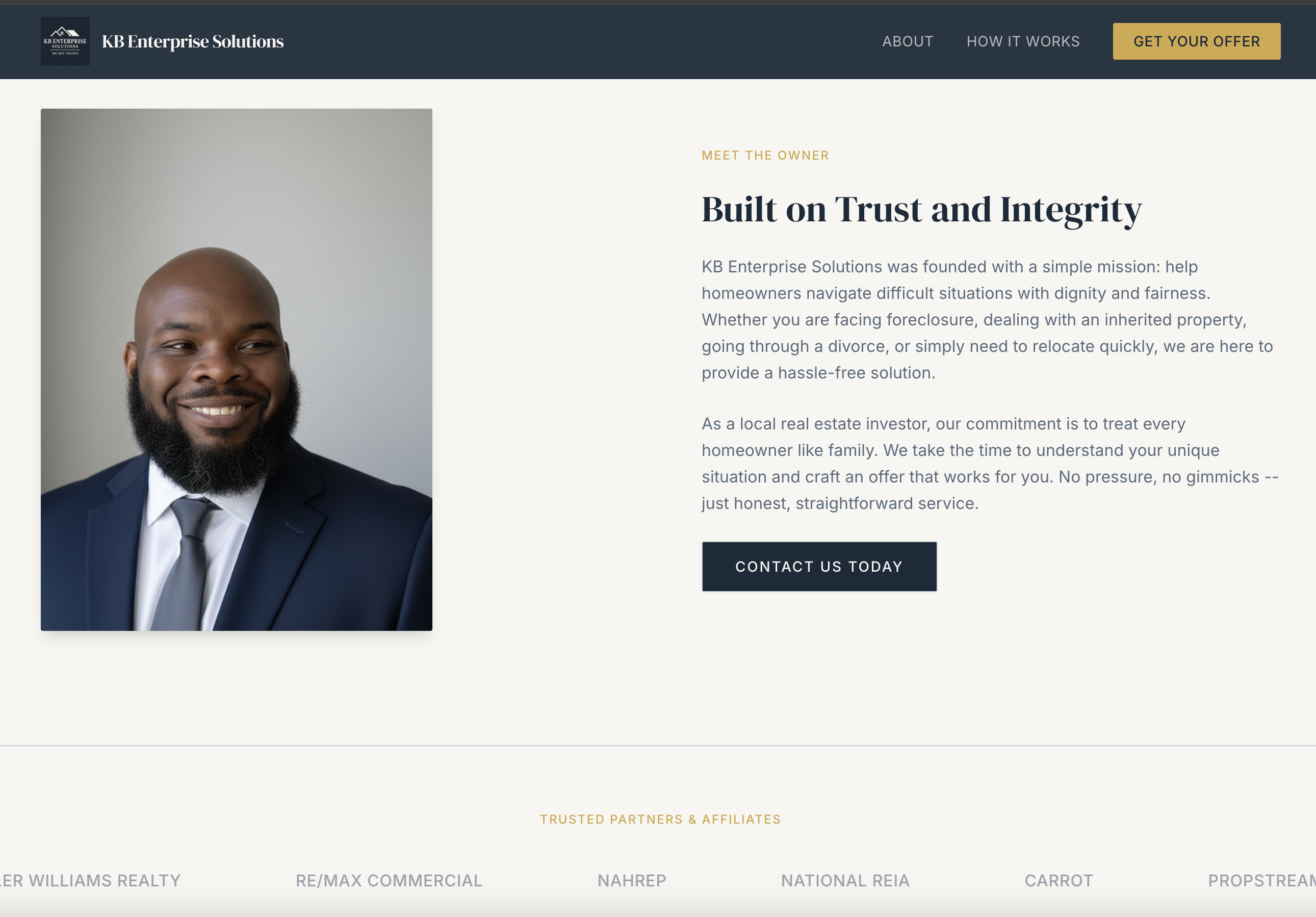 Web/Brand Solution UI screenshot